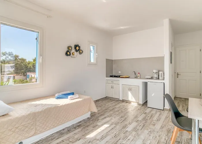 Ippocampos Seaside Serenity - Unwind At Paros Poolside Retreats Apartment