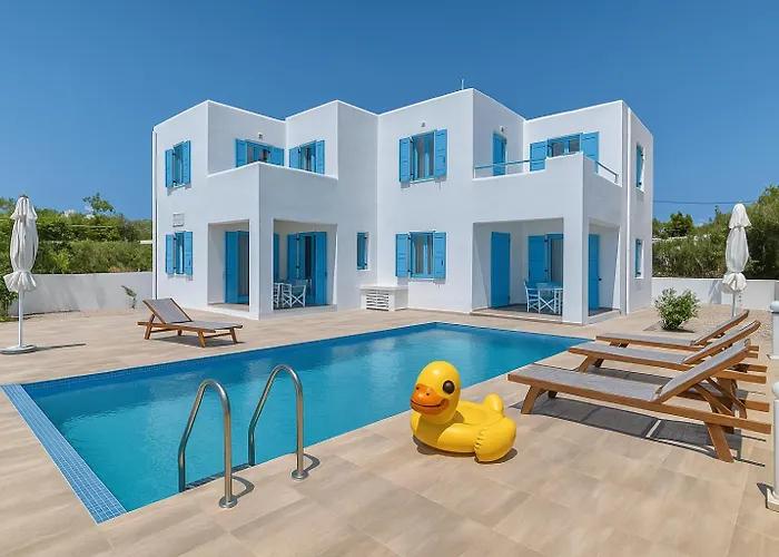 Ippocampos Seaside Serenity - Unwind At Paros Poolside Retreats Apartment Alikí