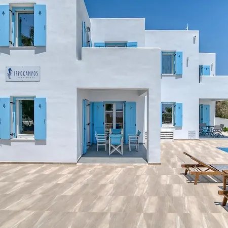 Ippocampos Seaside Serenity - Unwind At Paros Poolside Retreats Lägenhet Alikí