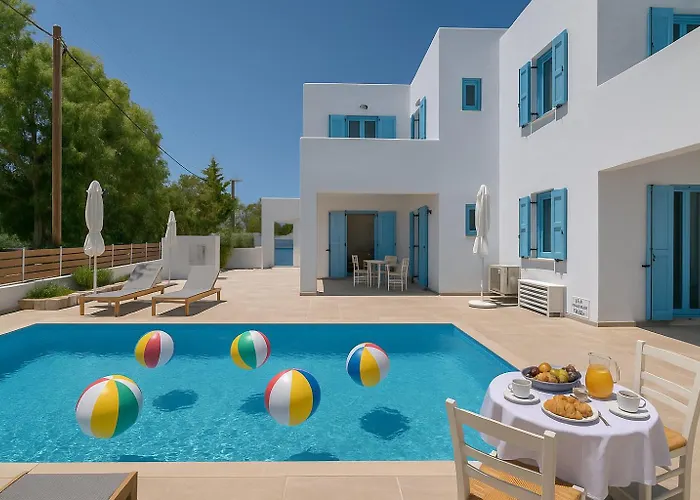 Ippocampos Seaside Serenity - Unwind At Paros Poolside Retreats